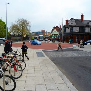Coventry Gosforth Square low-speed streets placemaking