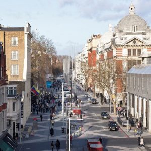 Exhibition Road London shared space regeneration civilised streets